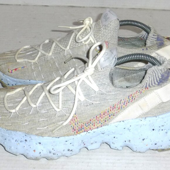 Nike Space Hippie 04 Grey Rainbow Men's Sneakers Shoes Size: 10.5 CZ6398-102 - Picture 6 of 12